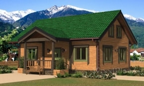 Проект каркасного дома "Слиж"