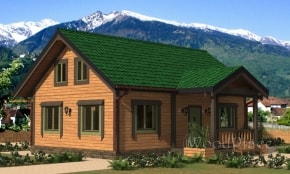 Проект каркасного дома "Слиж"