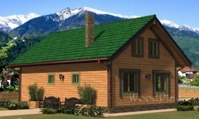 Проект каркасного дома "Слиж"