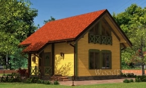 Проект каркасного дома "Уют"