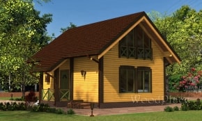 Проект каркасного дома "Уют"