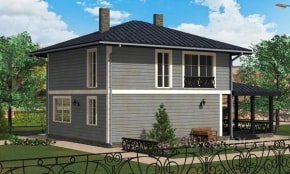 Проект каркасного дома "Ульяна"