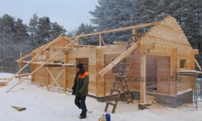 Строительство деревянного дома "Боровая" - 1