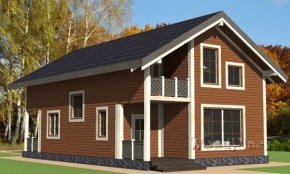Проект каркасного дома "Раков"