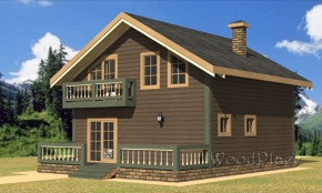 Проект каркасного дома "Боровляны"