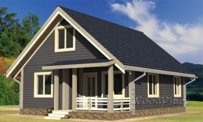 Проект каркасного дома "Дубрава"