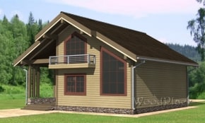 Проект каркасного дома "Лексус"