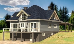 Проект каркасного дома "Лариса"