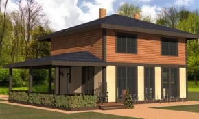 Проект каркасного дома "Ульяна"