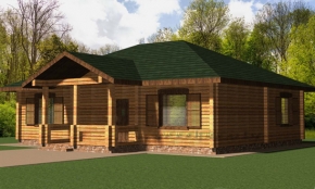 Деревянный дом "Волгоград" 2