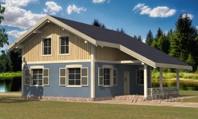 Проект каркасного дома  "Полет"