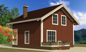 Проект каркасного дома "Конфета"