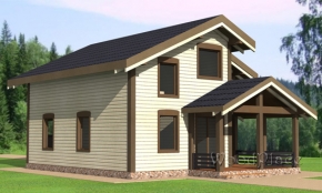 Проект каркасного дома "Петр"