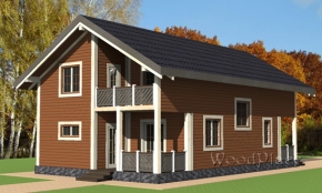 Проект каркасного дома "Раков"