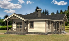 Проект каркасного дома "Логойск"