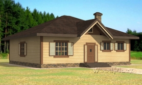Проект каркасного дома "Отдых"