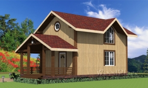 Проект каркасного дома "ГРЭЙМедиа"