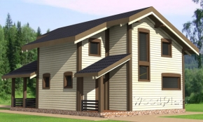 Проект каркасного дома "Петр"
