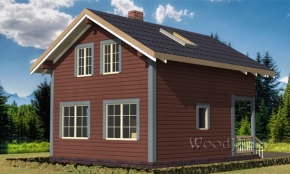 Проект каркасного дома "Лужки"