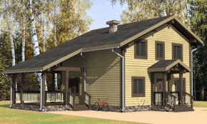 Проект каркасного дома "Москвич"