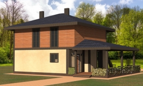 Проект каркасного дома "Ульяна"