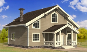 Проект каркасного дома "Сказка"