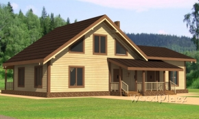 Проект каркасного дома "Раубичи"