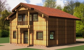 Деревянный дом "Селява" 4