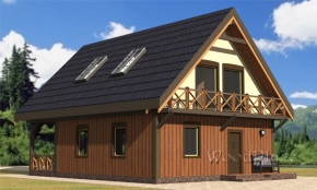 Проект каркасного дома "Киев"