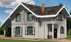 Деревянный дом "Лида" 1