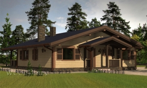 Проект каркасного дома  "Владимир"