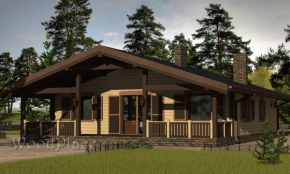 Проект каркасного дома  "Владимир"