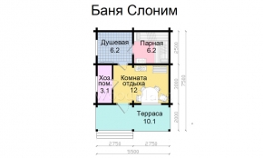 План 1-го этажа