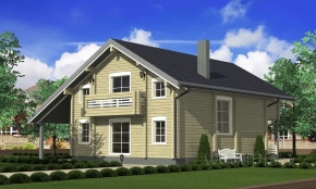 Проект дома "Озёрный замок"