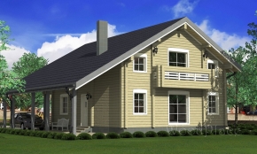 Проект дома "Озёрный замок"