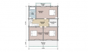 Проект дома "Озёрный замок"