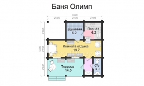 Проект бани "Олимп"