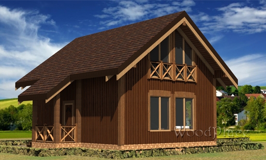 Проект каркасного дома "Уют"