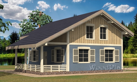 Проект каркасного дома  "Полет"