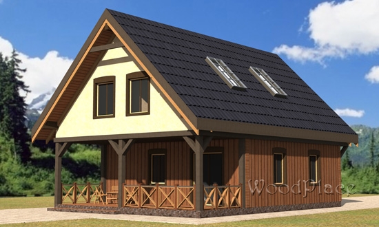 Проект каркасного дома "Киев"