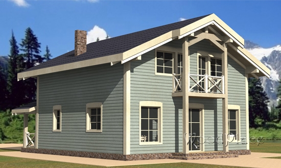 Проект каркасного дома "Селява"