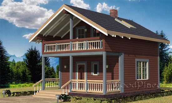 Проект каркасного дома "Лужки"