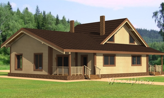 Проект каркасного дома "Раубичи"