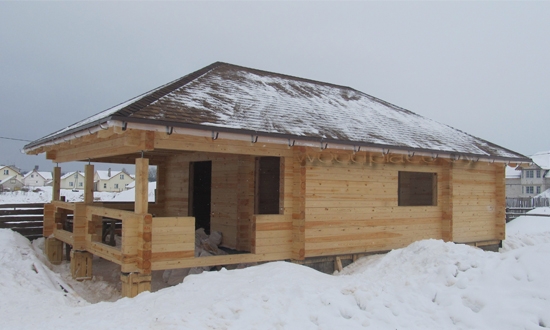 Строительство деревянного дома в Борисовском районе - 1