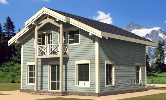 Проект каркасного дома "Селява"