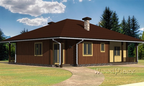 Проект каркасного дома "Алексей"