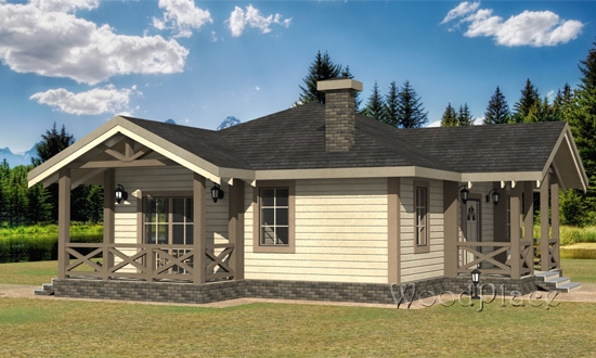 Проект каркасного дома "Логойск"