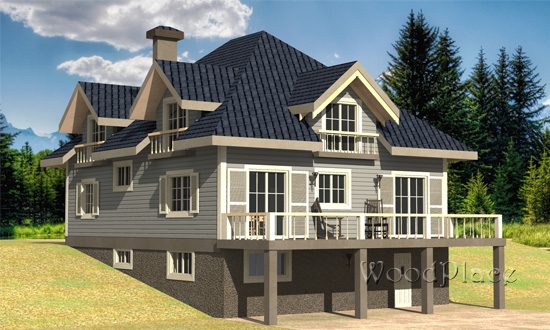 Проект каркасного дома "Лариса"