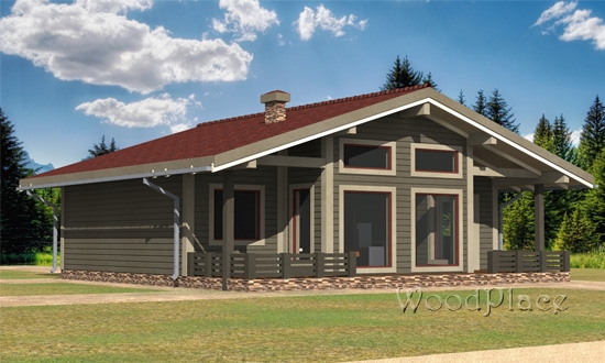 Проект каркасного дома "Юрий"