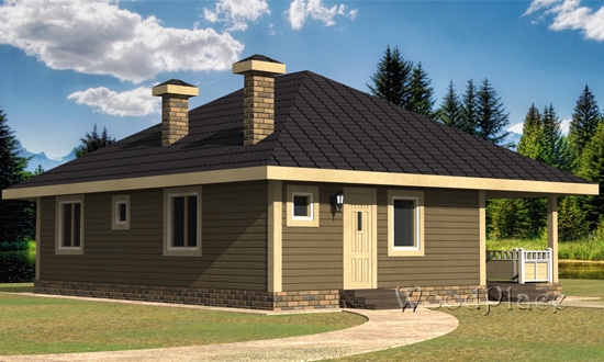 Проект каркасного дома "Молодечно"